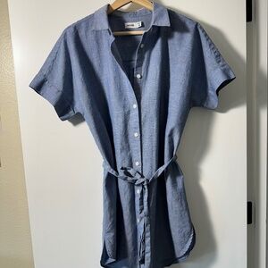 Wool& Laurel belted tunic Blue size M